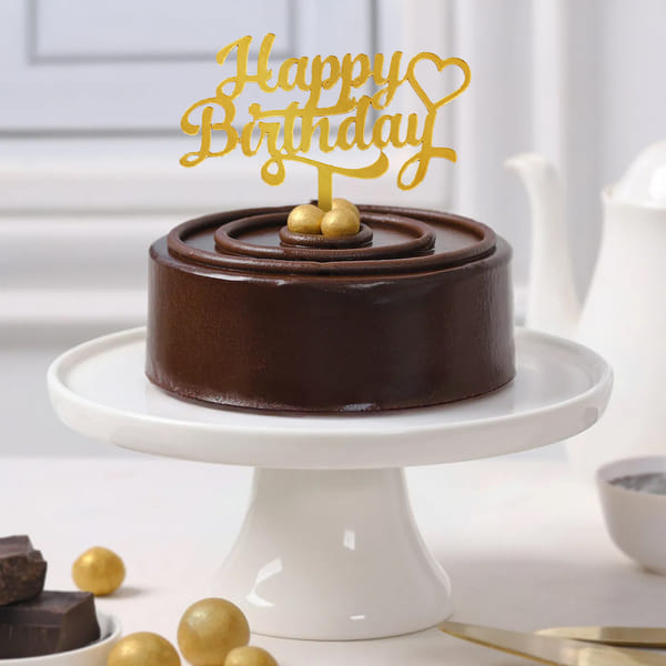 Swiss Choco Truffle Birthday Cake