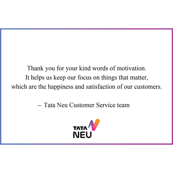 TATA Digital Thank You Card