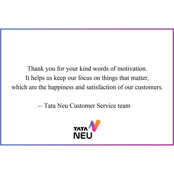 TATA Digital Thank You Card