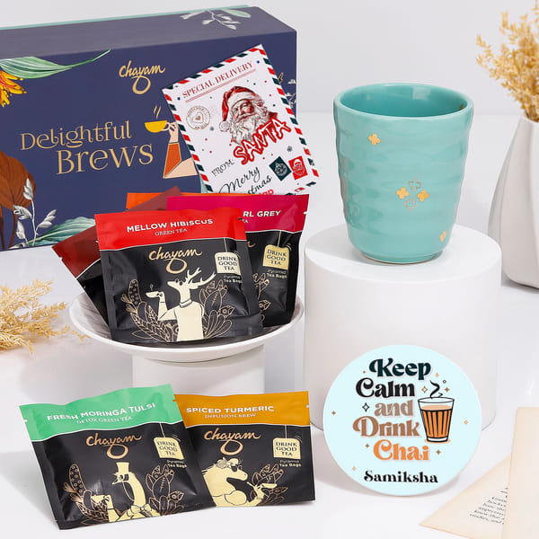 Tea Lovers Personalized Chai Time Gift Hamper
