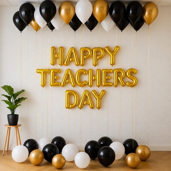 Teacher's Day Balloon Arrangement