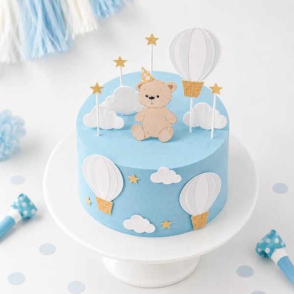 Teddy Bear Balloon Cake 1kg