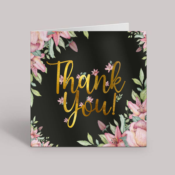 Thank You Gold Foil Card