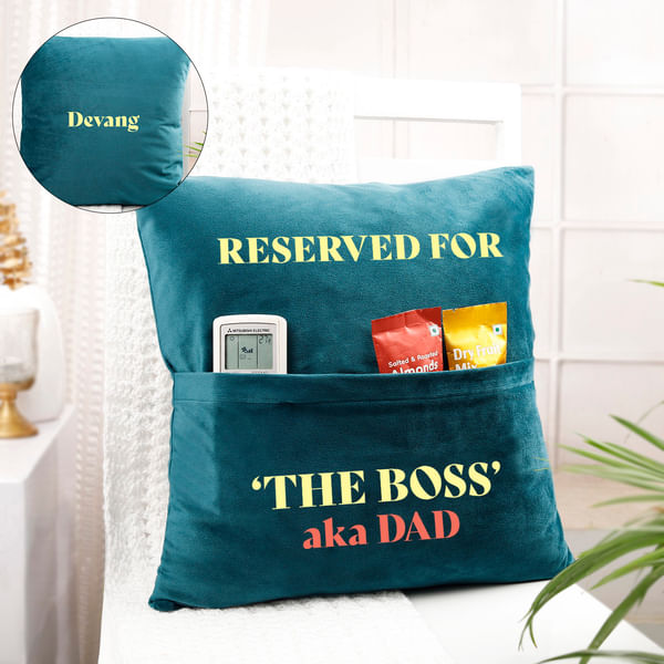 The Boss Personalized Cushion