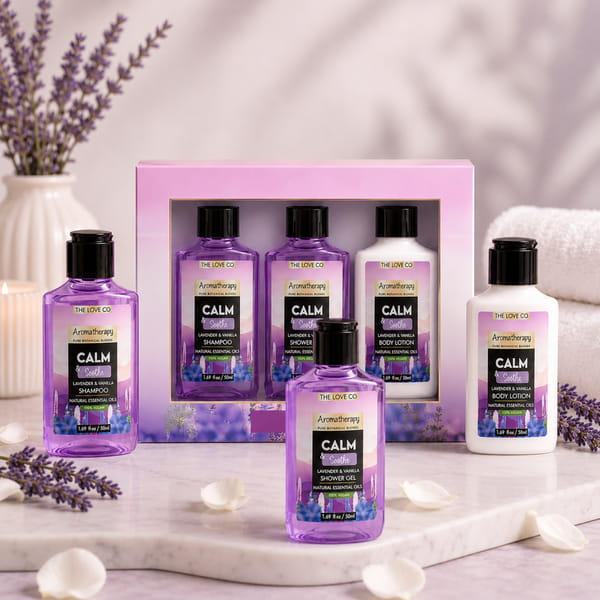 The Love Co. Calm & Soothe Luxury Body Care Gift Hamper