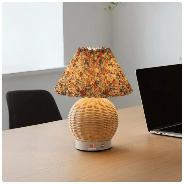 Timalfi Rechargeable Bamboo Table Lamp