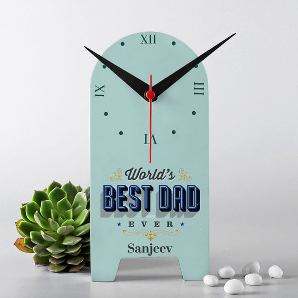 Timeless Personalized Table Clock
