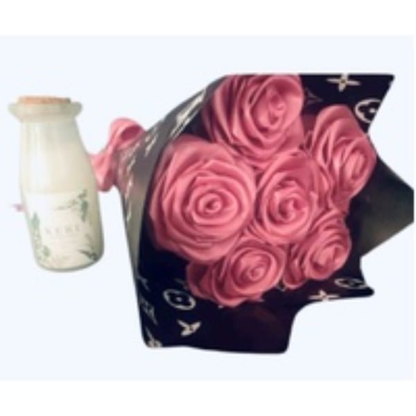 Timeless Silk Roses & Scented Candle