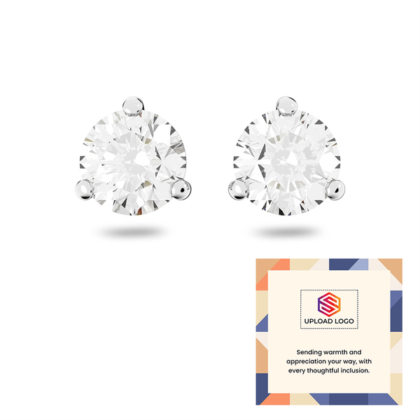 Timeless Swarovski Solitaire Earrings