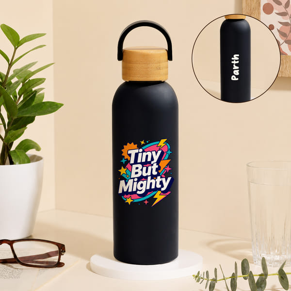 Tiny But Mighty Personalized Rakhi Gift Bottle