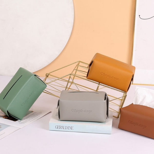 Tissue Box - Leather - Single Piece