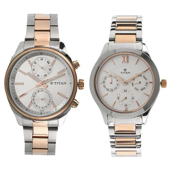 Titan Bandhan White Dial Quartz