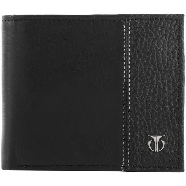 Titan Black Wallet for Men-TW111LM1BK
