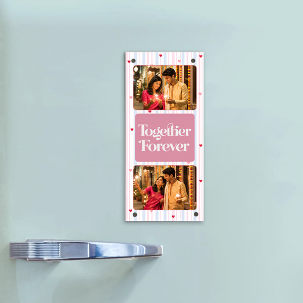 Together Forever Personalized Fridge Magnet - Set of 2