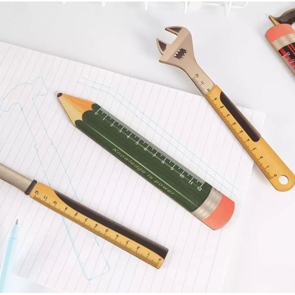 Tools Shape Ruler - 15cm - Single Piece