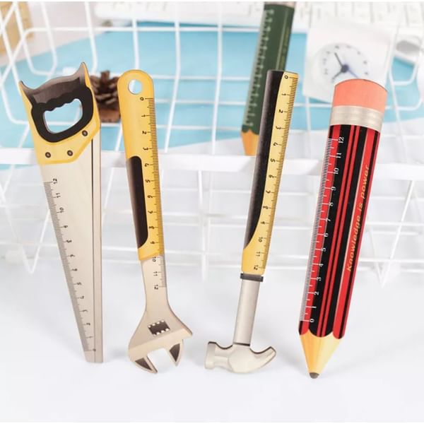 Tools Shape Ruler - 15cm - Single Piece
