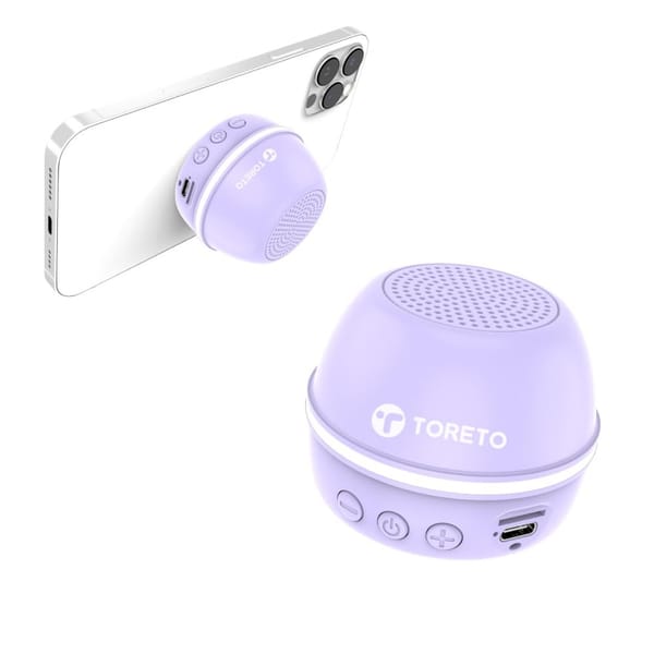 Tor-467 MAGNOBEAT, 6-Watt Magnetic Wireless Speaker with 4 Hours Playtime