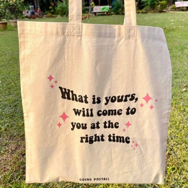 Tote Bag Yours Single Piece