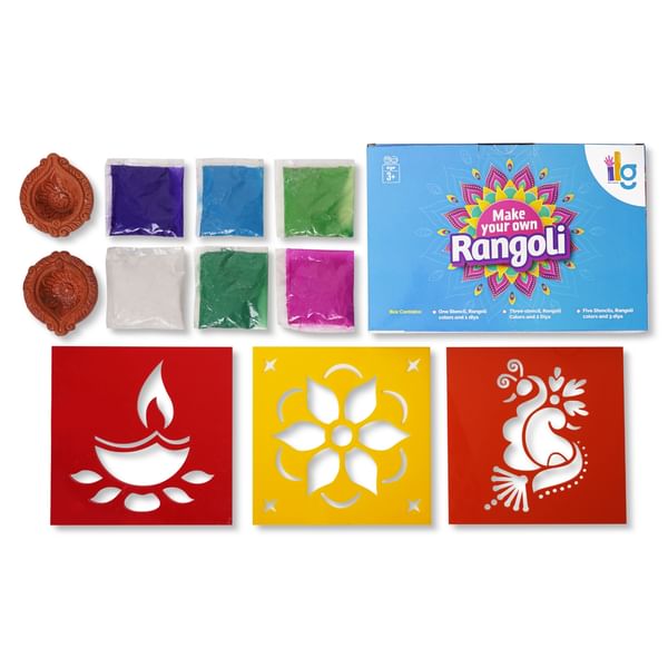Traditional Rangoli Kit - Set Of 3
