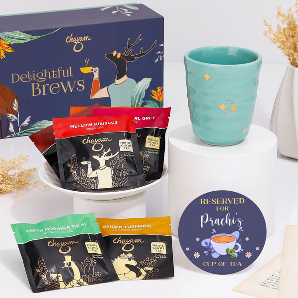Tranquil Moments Personalized Premium Tea Gift Hamper