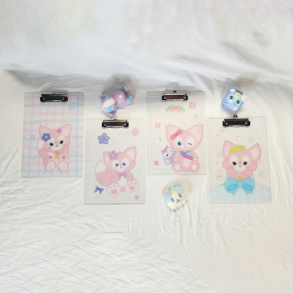 Transparent Exam Board - Cartoon - Assorted - Single Piece