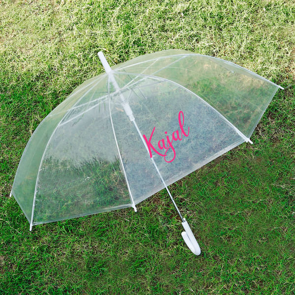 Transparent Personalized Umbrella For Her