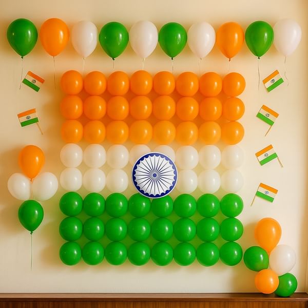 Tricolor Glory Balloon Wall Decor