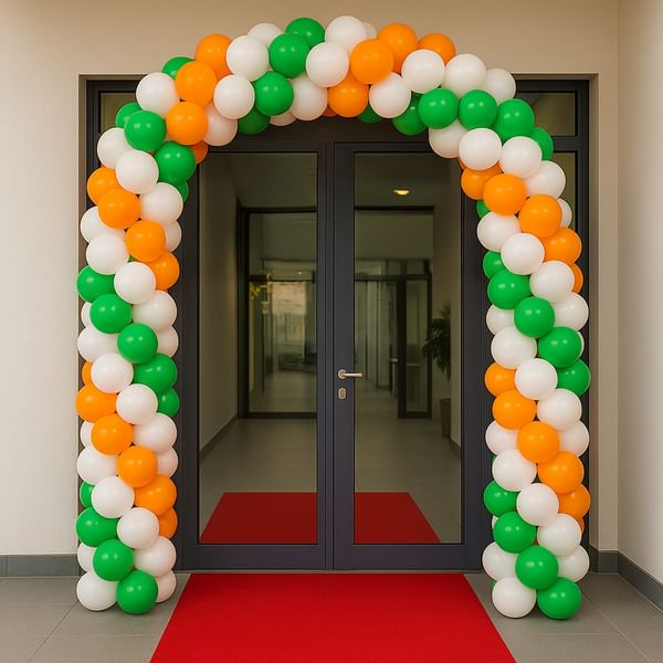 Tricolor Welcome Arch