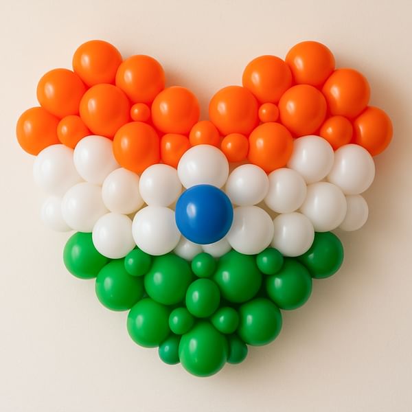 Tricolour Tribute Balloon Wall Decor