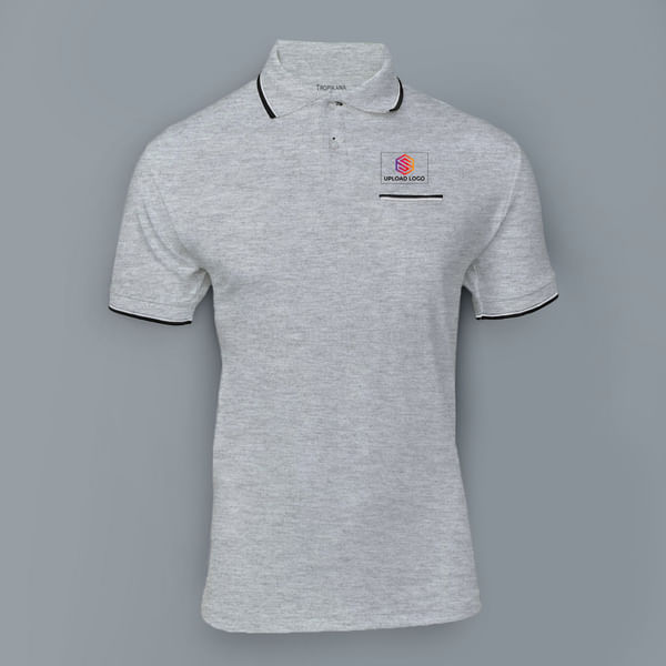 Tropikana Dry n Cool Polo T-shirt for Men (Grey)