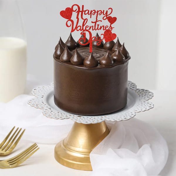 Truffle Ganache Valentine's Day Cake
