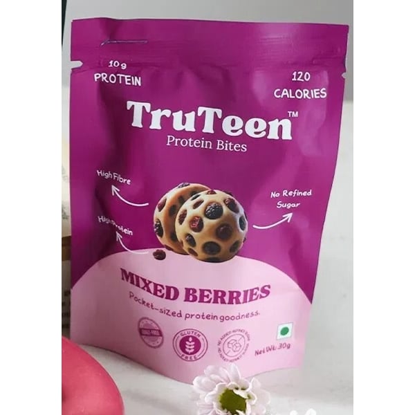 TruTeen Mixed Berries Protein Bites, 30g