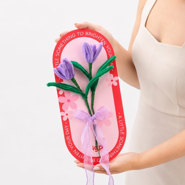 Tulip Pipe Cleaner Flower