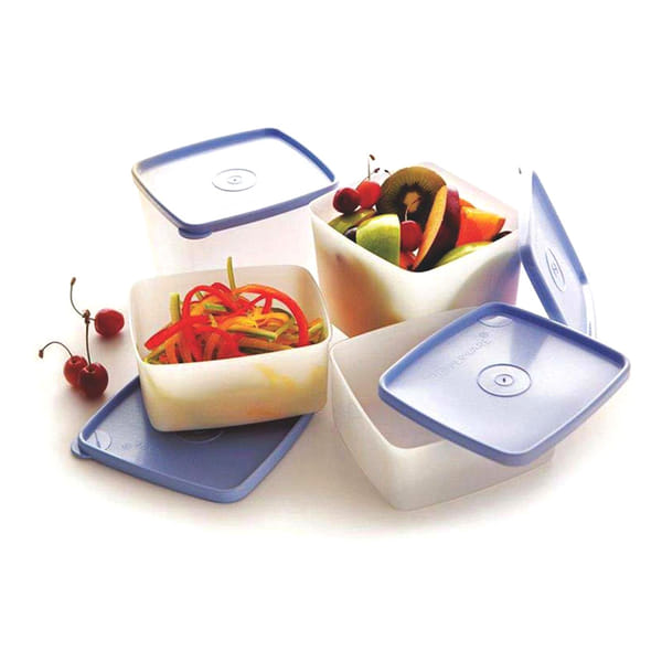 TUPPERWARE COOL N FRESH SET 2 SMALL AND 2 MEDIUM
