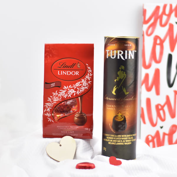 Turin Liquor & Lindt Milk Chocolate Duo