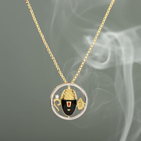 Two Toned Balaji Pendant