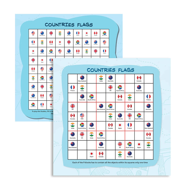Ultimate Country Flag Sudoku - Single Piece