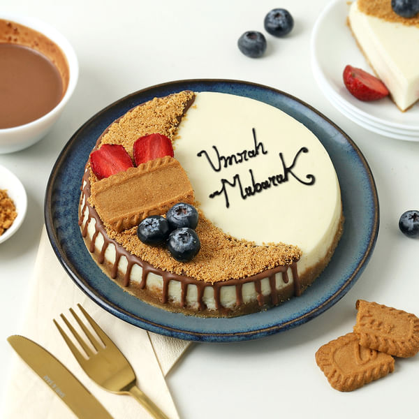 Umrah Mubarak Biscoff Cheesecake (Half Kg)