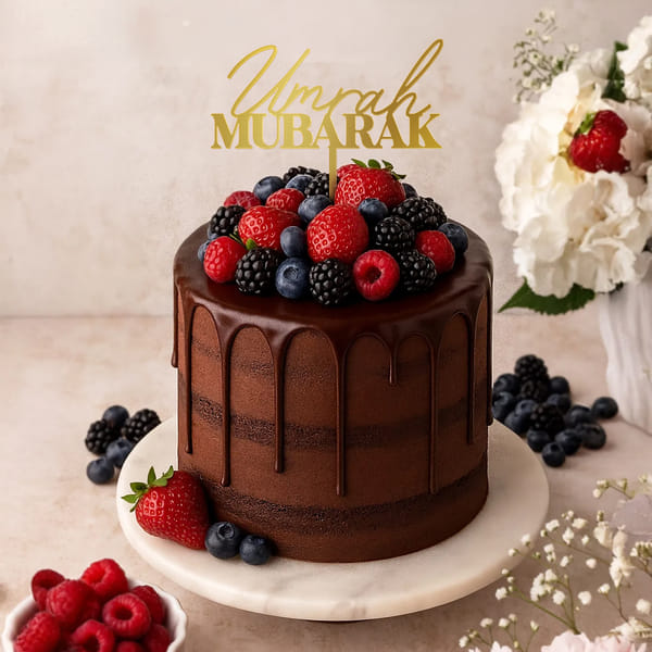 Umrah Mubarak Rich Chocoberry Cake (500 g)
