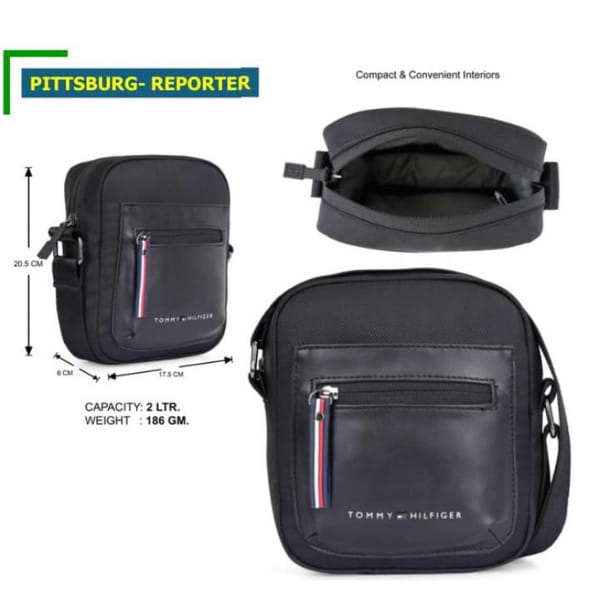 Unisex Vandaia Green/Black Sling Bag