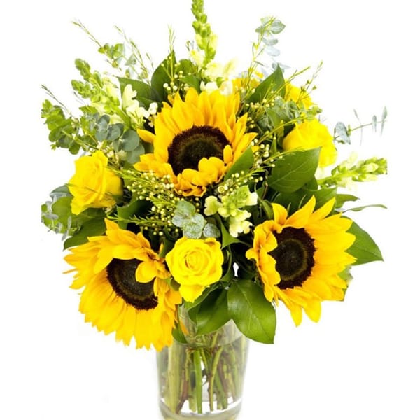 Valentine's Day Sunflower Bliss