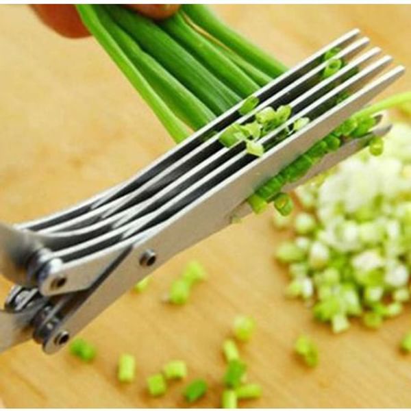 Vegetable Cutter - Scissor - Multi Layered - Single Piece