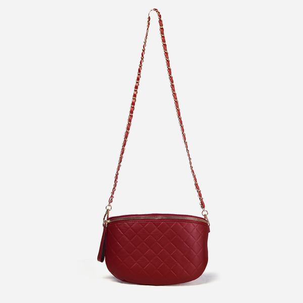 Versatile And Chic Maroon Sling Bag