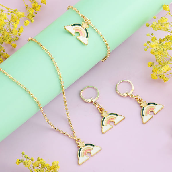 VIBGYOR Jewellery Set For Girls
