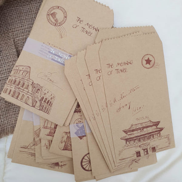 Vintage Envelopes - Traveller Edition - Set Of 5