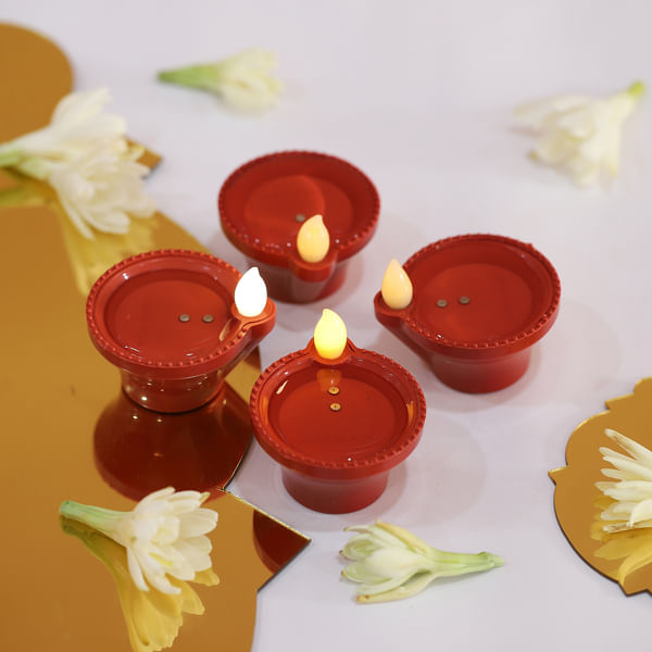 Water Sensor Diyas - Set of 4