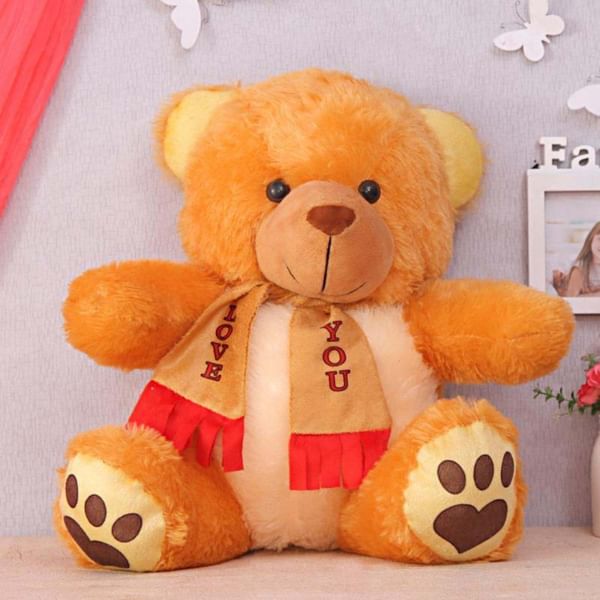 Welcoming Golden Gleam Teddy Bear