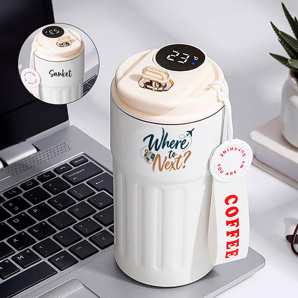Where To Next Personalized Temperature Tumbler