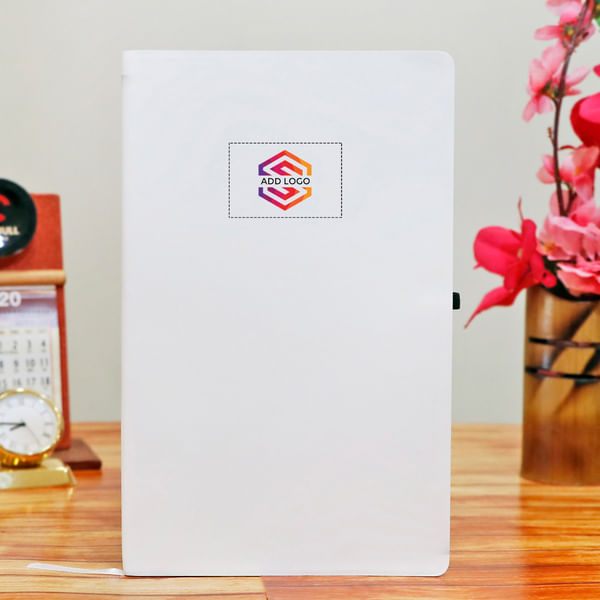 White Diary - Customized with Logo