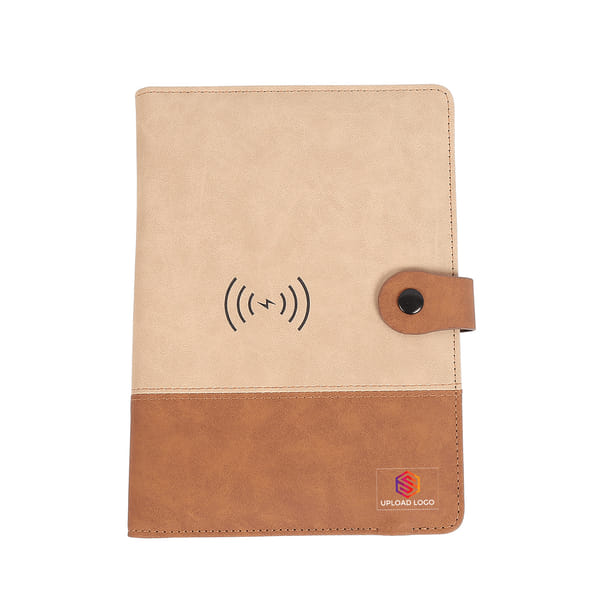 Wireless Charging Notebook with USB Charging Socket